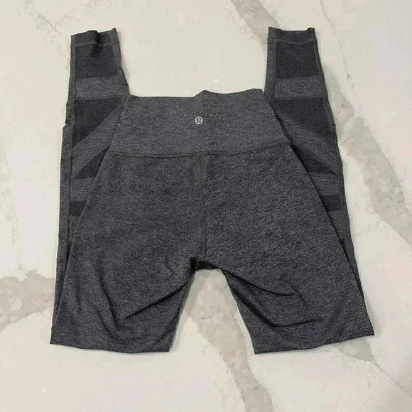 Lululemon Women Wunder Under HR 7/8 Tight *SE Tech Luxtreme Gray Women’s Size 4 - Picture 5 of 7